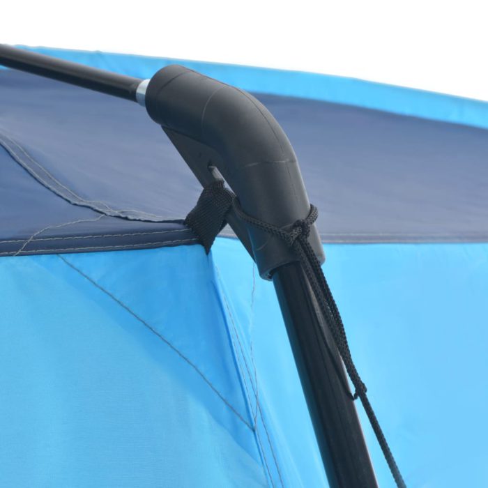 vidaXL Bassengtelt stoff 590x520x250 cm blå
