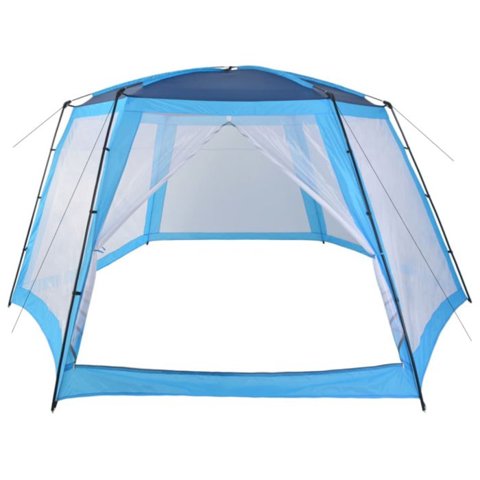 vidaXL Bassengtelt stoff 660x580x250 cm blå