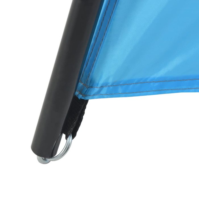 vidaXL Bassengtelt stoff 660x580x250 cm blå