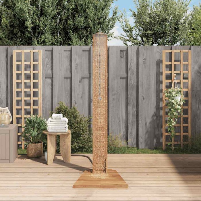 vidaXL Hagedusj heltre teak 70x75x204 cm