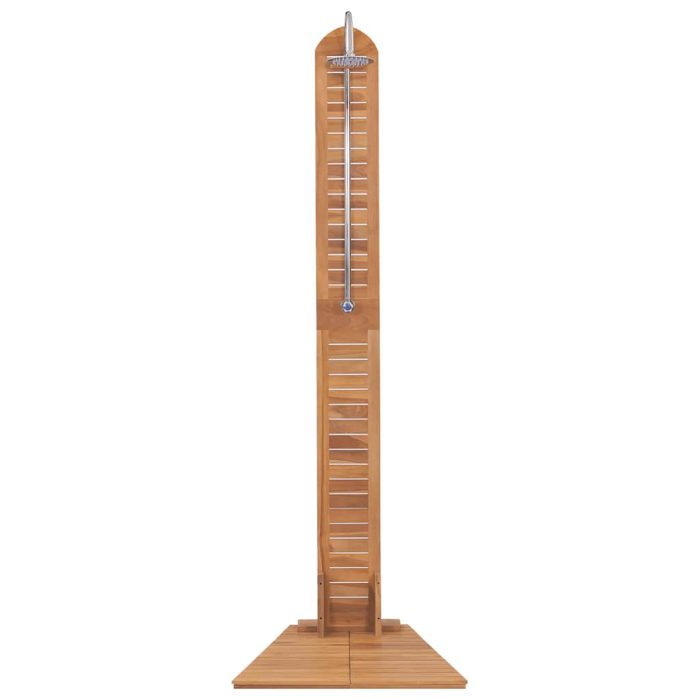 vidaXL Hagedusj heltre teak 70x75x204 cm