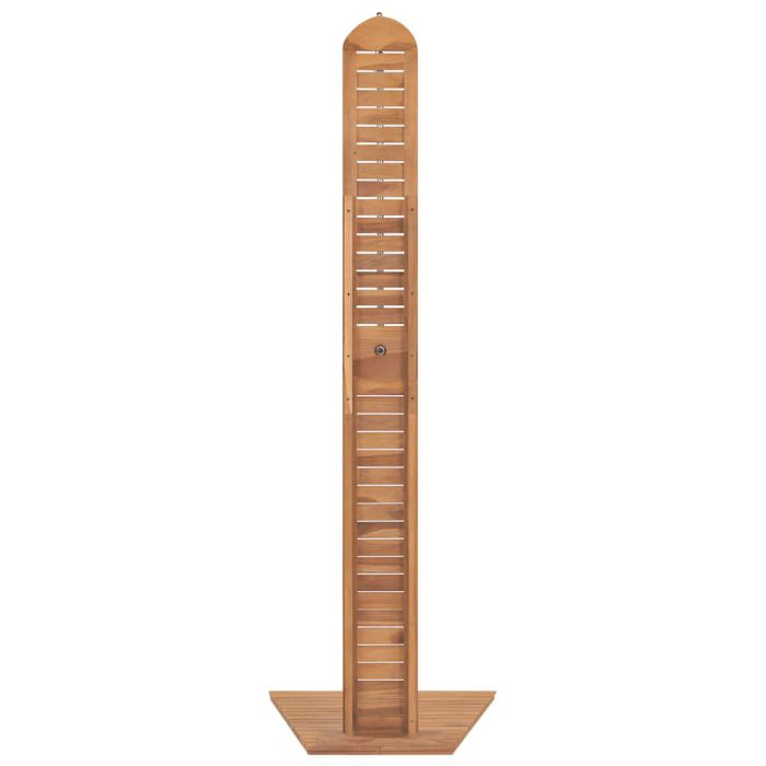 vidaXL Hagedusj heltre teak 70x75x204 cm