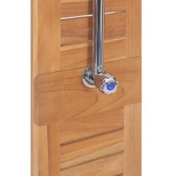 vidaXL Hagedusj heltre teak 70x75x204 cm