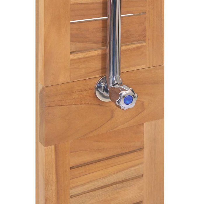 vidaXL Hagedusj heltre teak 70x75x204 cm