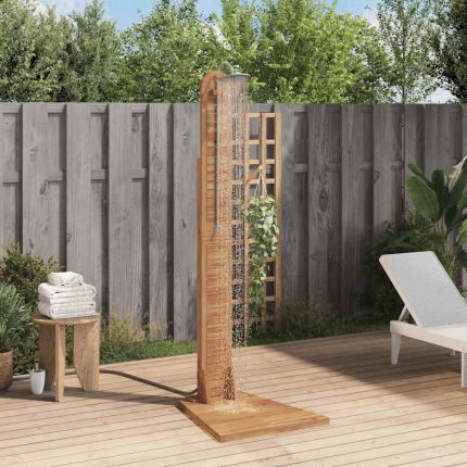 vidaXL Hagedusj heltre teak 70x75x204 cm