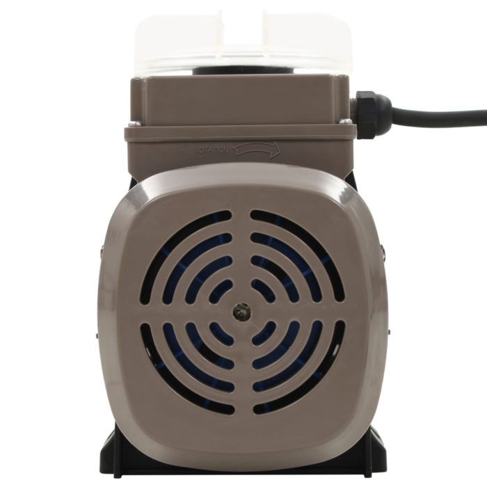 vidaXL Bassengpumpe med tidsur svart 0,25 HP 8000 L/t