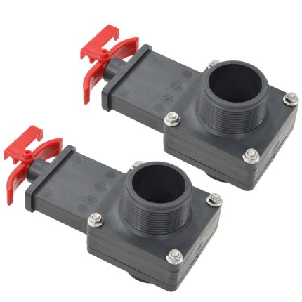vidaXL Bassengportventil 2 stk 1,5″
