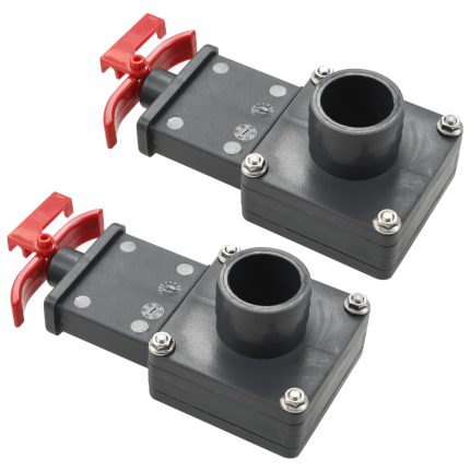 vidaXL Bassengportventil 2 stk 1,5″