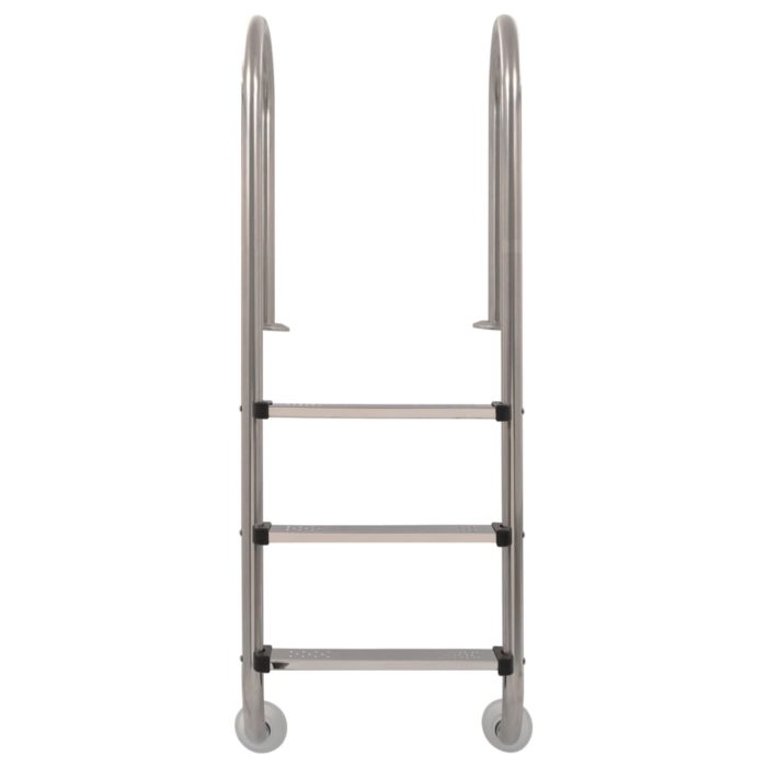 vidaXL Bassengstige 3 trinn rustfritt stål 304 120 cm