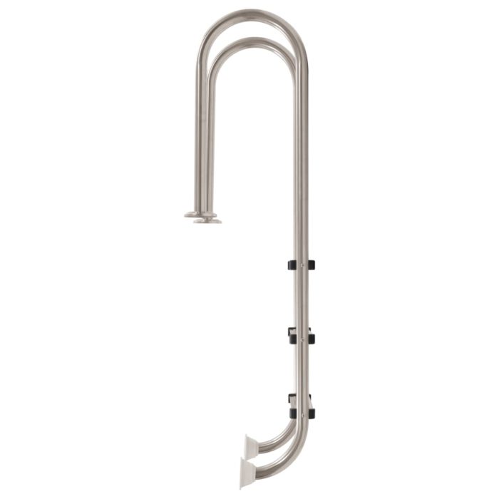 vidaXL Bassengstige 3 trinn rustfritt stål 304 120 cm