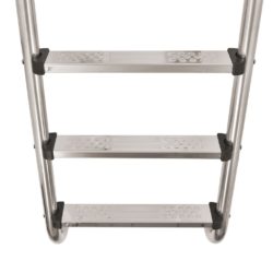 vidaXL Bassengstige 3 trinn rustfritt stål 304 120 cm