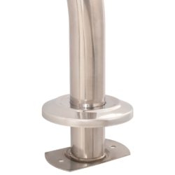 vidaXL Bassengstige 3 trinn rustfritt stål 304 120 cm