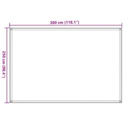 vidaXL Teltteppe 250×300 cm HDPE grønn