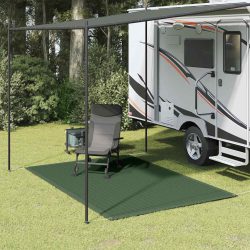 vidaXL Teltteppe 250×300 cm HDPE grønn