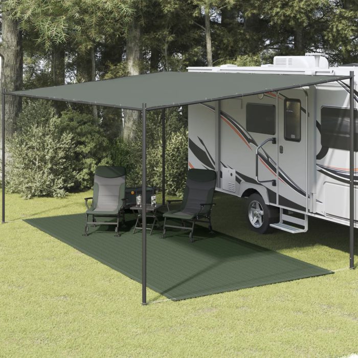 vidaXL Teltteppe 250×500 cm HDPE grønn