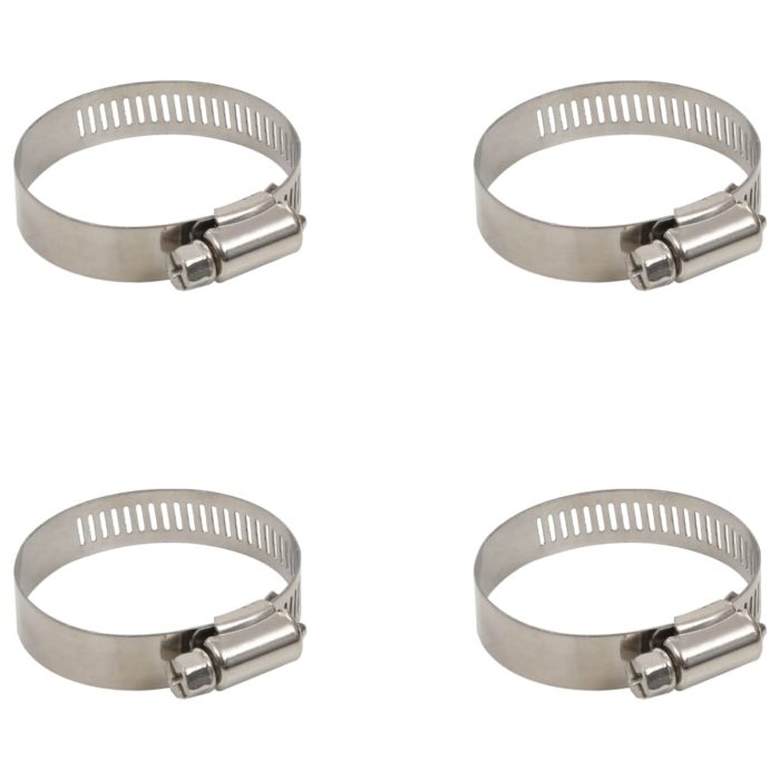 vidaXL Bassengslange med klemmer blå 38 mm 6 m