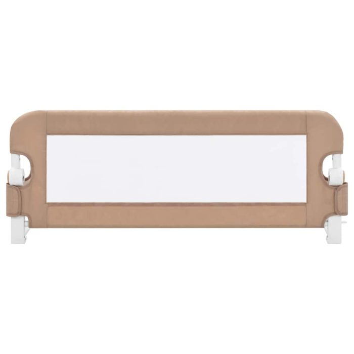 vidaXL Sengehest småbarn gråbrun 102×42 cm polyester
