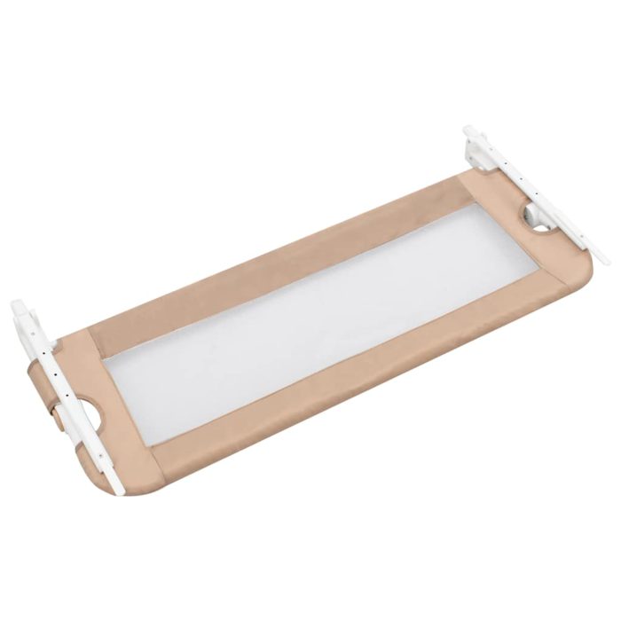 vidaXL Sengehest småbarn gråbrun 102×42 cm polyester