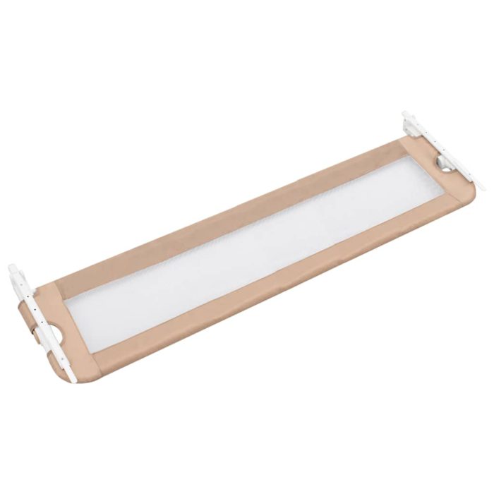 vidaXL Sengehest småbarn gråbrun 150×42 cm polyester