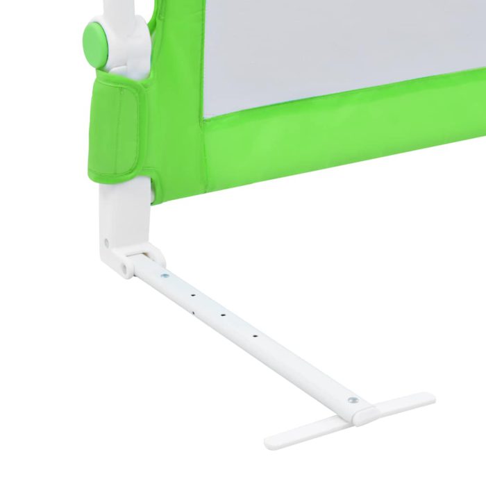 vidaXL Sengehest småbarn grønn 180×42 cm polyester