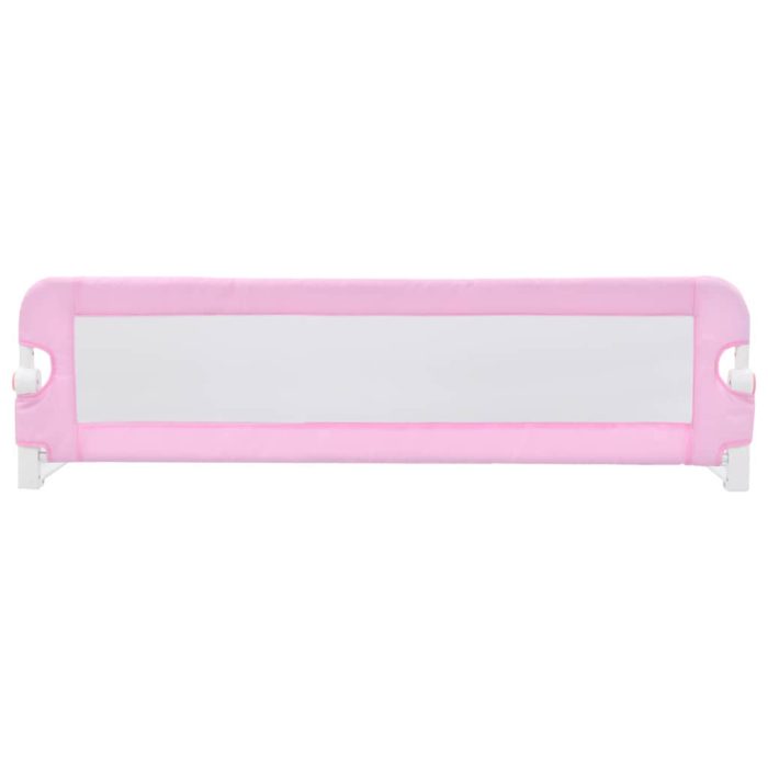 vidaXL Sengehest småbarn rosa 120×42 cm polyester