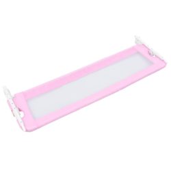 vidaXL Sengehest småbarn rosa 120×42 cm polyester