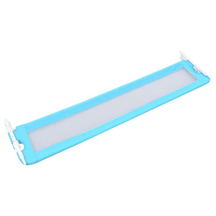 vidaXL Sengehest småbarn blå 180×42 cm polyester