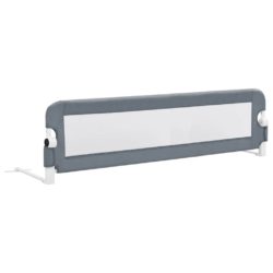 vidaXL Sengehest småbarn grå 120×42 cm polyester