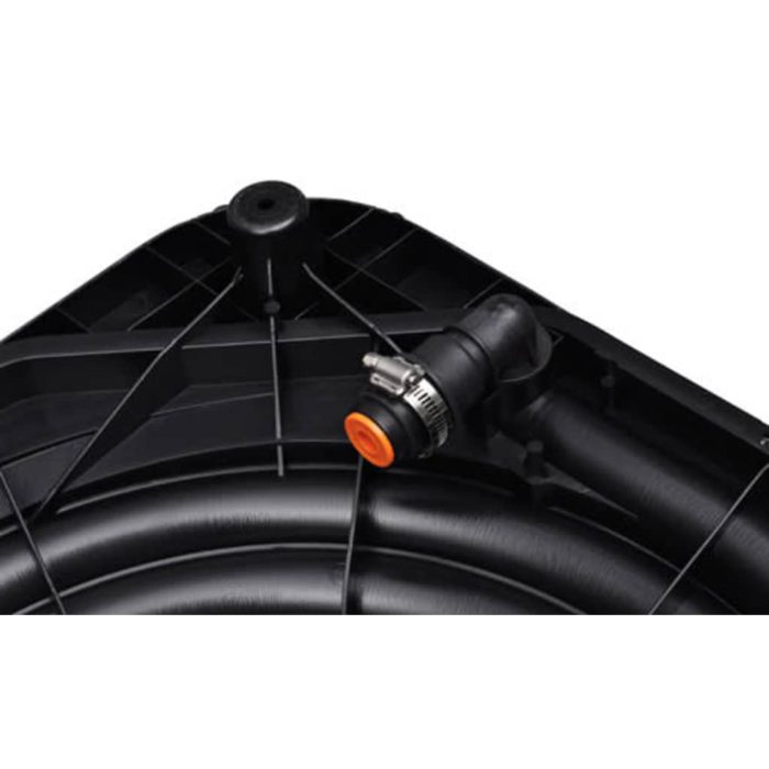 Soldreven bassengvarmer 735 W sett med 2 stk