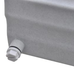 vidaXL Foss til svømmebasseng/fontene med LED-lys