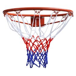 vidaXL Basketballkurvsett med netting oransje 45 cm