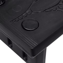 Trapp for badestamp/spa/badekar svart