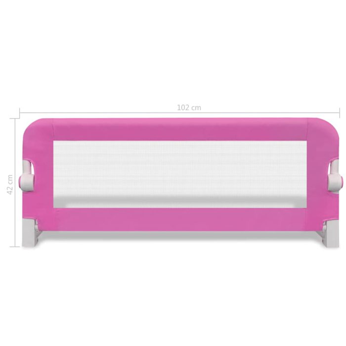 vidaXL Sengehester småbarn 2 stk rosa 102×42 cm