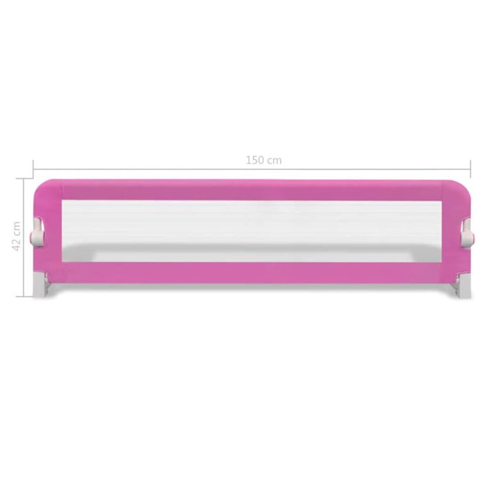 vidaXL Sengehester småbarn 2 stk rosa 150×42 cm