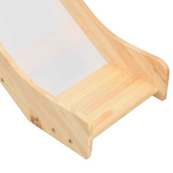 vidaXL Barneseng med sklie og stige furu 97×208 cm