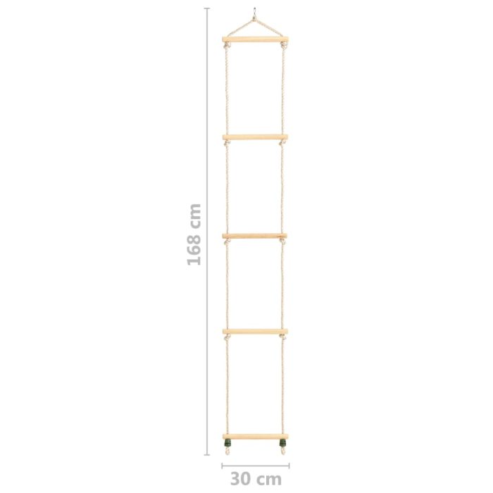 vidaXL Taustige for barn heltre og PE 30×168 cm