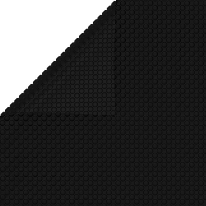 vidaXL Bassengtrekk svart 975×488 cm PE