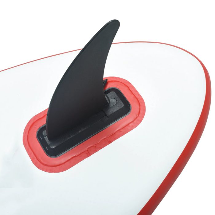 vidaXL Senterfinne for SUP-padlebrett 18,3×21,2 cm plast svart