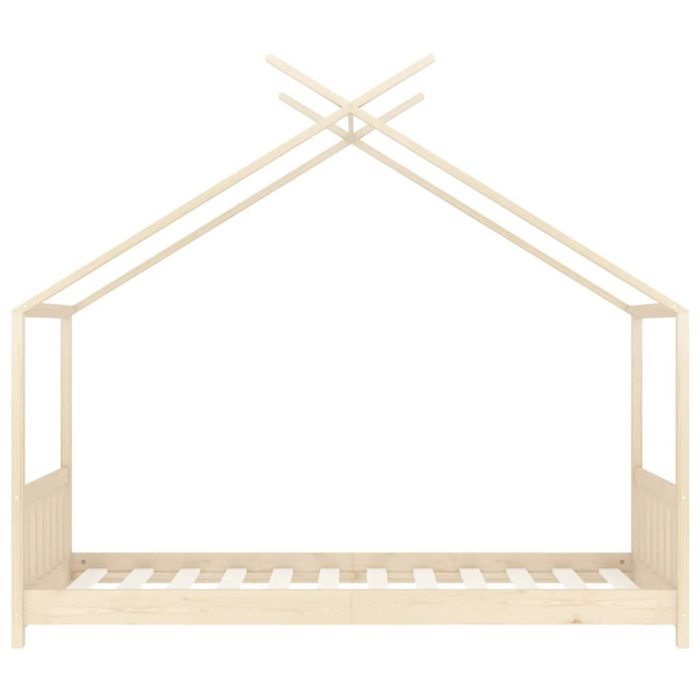 vidaXL Sengeramme barn heltre furu 70×140 cm