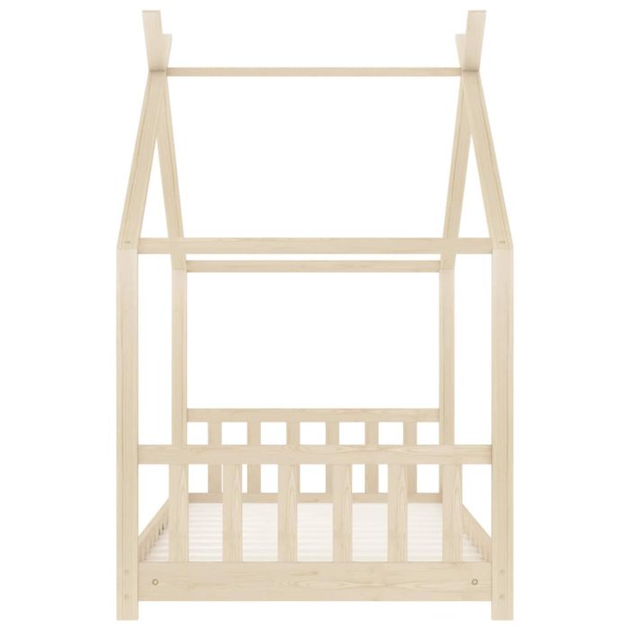 vidaXL Sengeramme barn heltre furu 70×140 cm