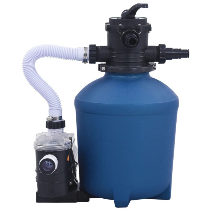 vidaXL Sandfilterpumpe med timer 530 W 10980 l/t