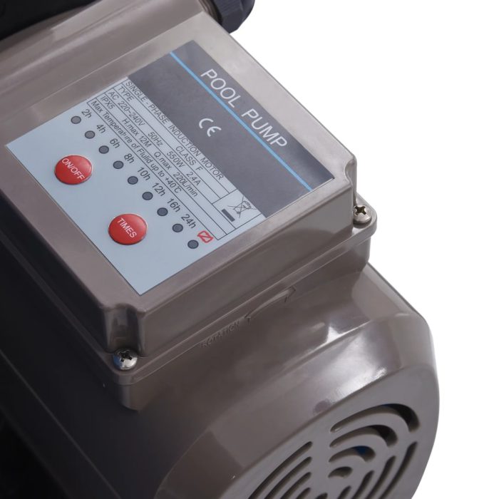 vidaXL Sandfilterpumpe med timer 530 W 10980 l/t
