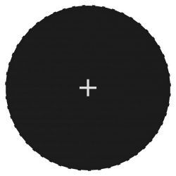vidaXL Hoppematte stoff svart for 3,05 m rund trampoline