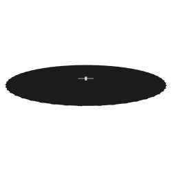 vidaXL Hoppematte stoff svart for 3,05 m rund trampoline