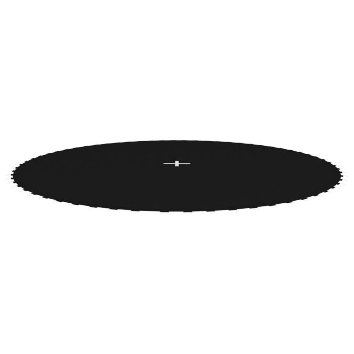 vidaXL Hoppematte stoff svart for 3,66 m rund trampoline
