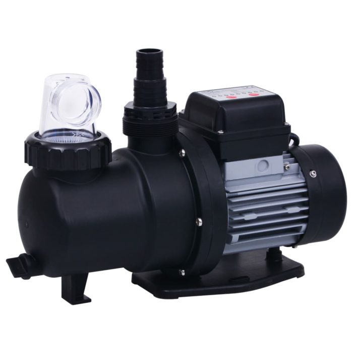 vidaXL Sandfilterpumpe med timer 450 W 25 L