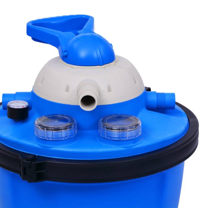 vidaXL Sandfilterpumpe med timer 450 W 25 L
