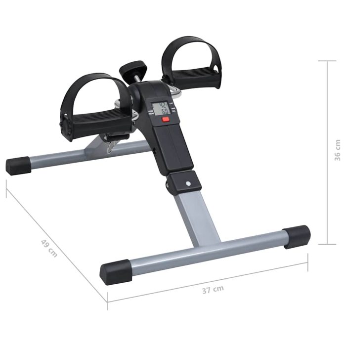 vidaXL Pedaltrener for bein og armer med LCD-skjerm