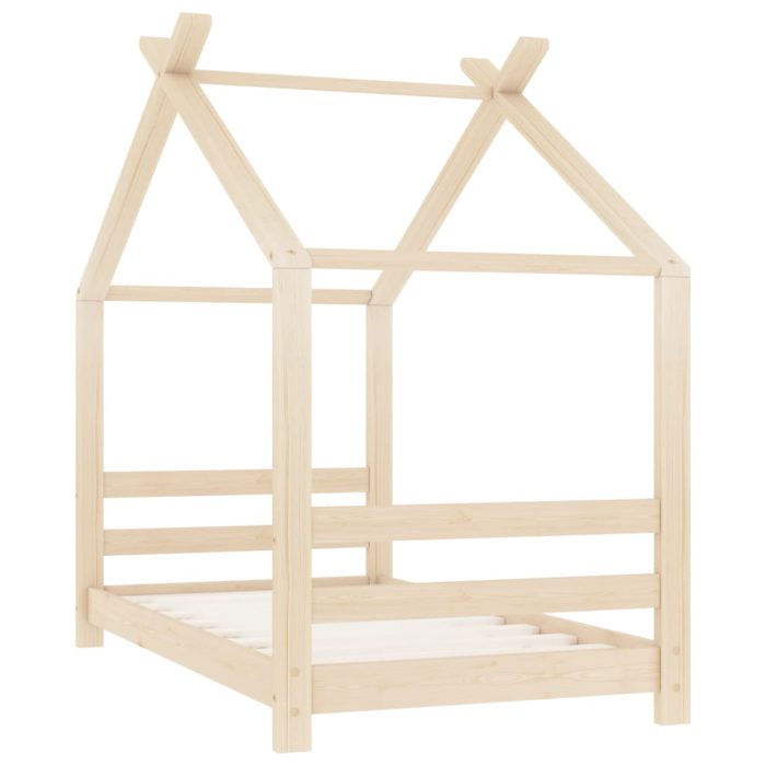 vidaXL Sengeramme barn heltre furu 70×140 cm