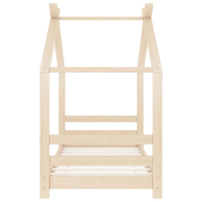 vidaXL Sengeramme barn heltre furu 70×140 cm